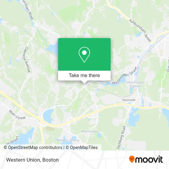 Western Union map