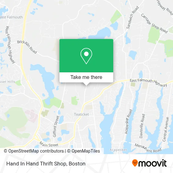 Hand In Hand Thrift Shop map