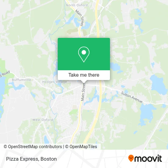 Pizza Express map