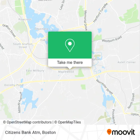 Citizens Bank Atm map
