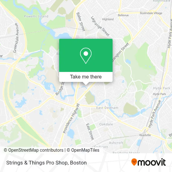 Strings & Things Pro Shop map