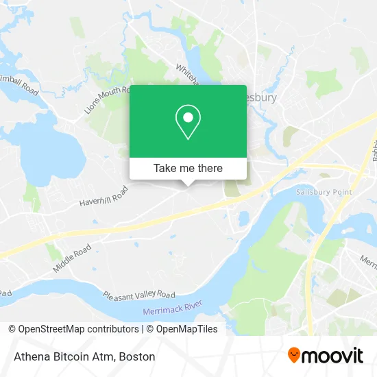 Athena Bitcoin Atm map