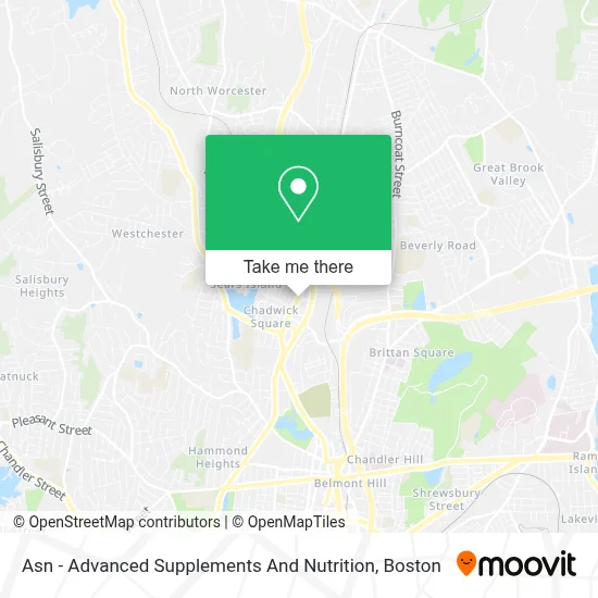 Asn - Advanced Supplements And Nutrition map