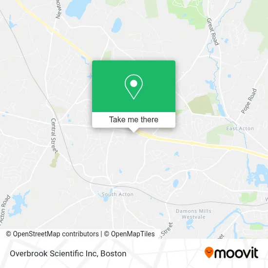Overbrook Scientific Inc map