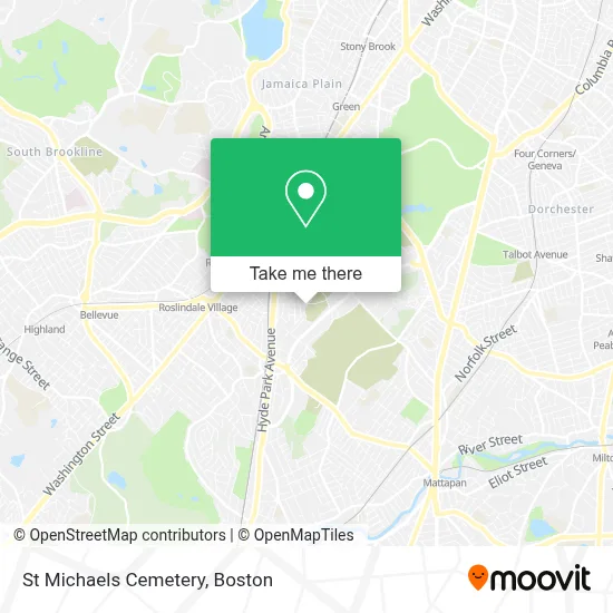 St Michaels Cemetery map