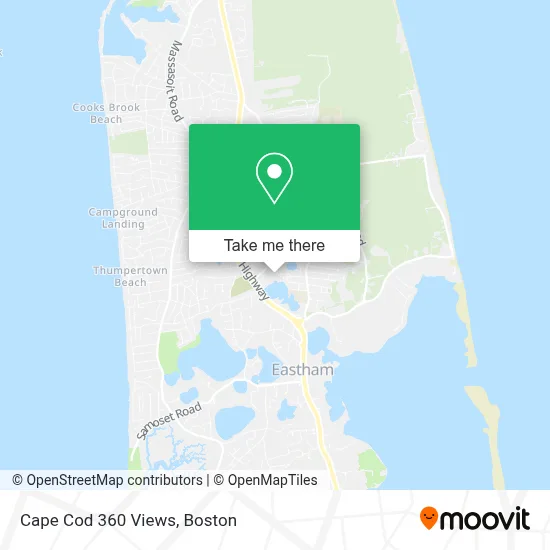 Cape Cod 360 Views map