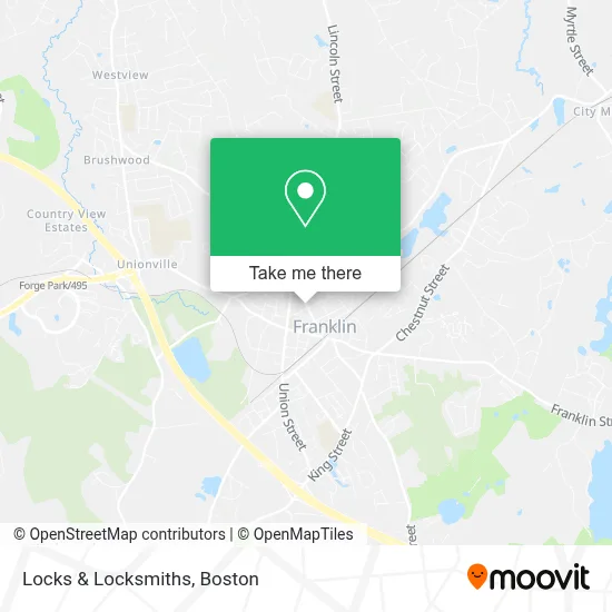 Locks & Locksmiths map