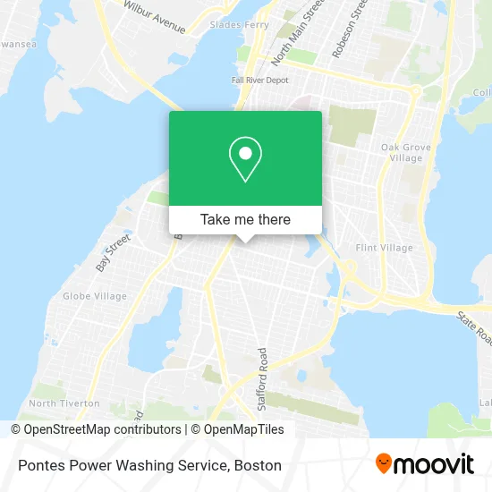 Pontes Power Washing Service map