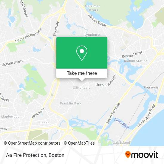 Aa Fire Protection map