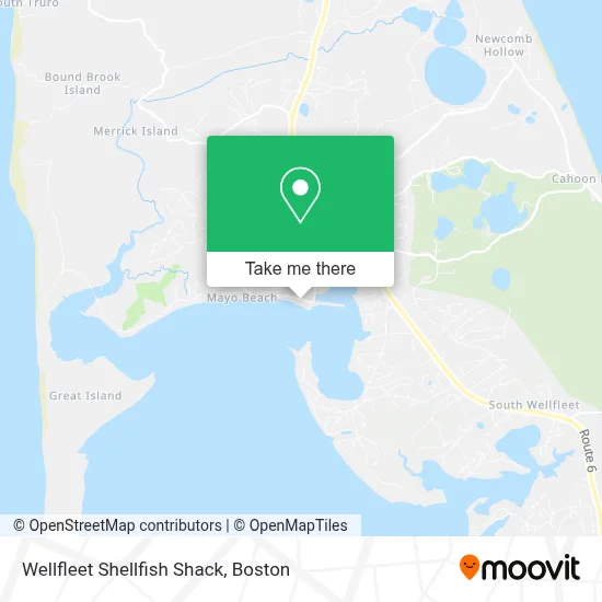 Wellfleet Shellfish Shack map