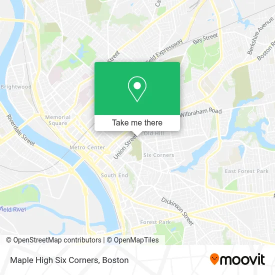 Maple High Six Corners map