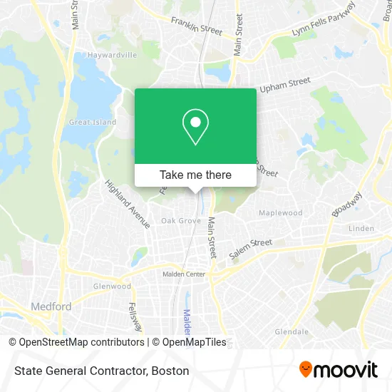 State General Contractor map