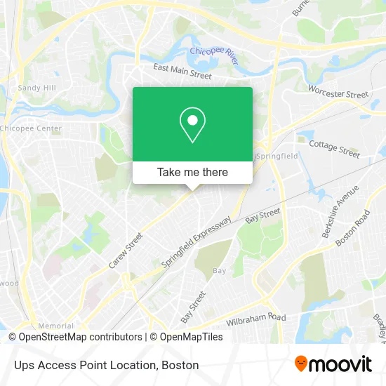 Ups Access Point Location map