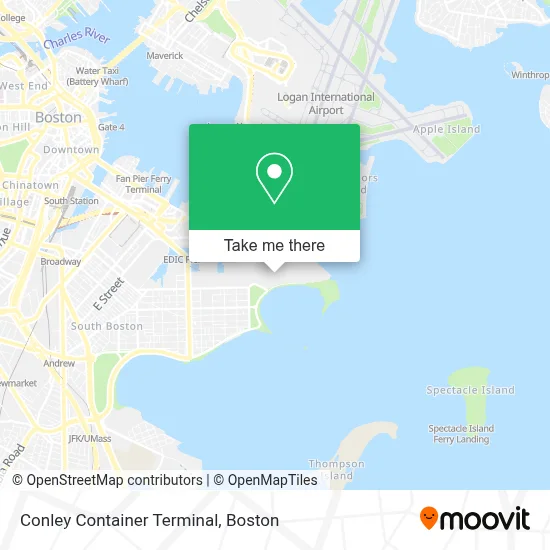 Conley Container Terminal map