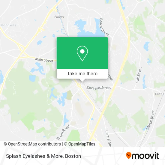 Splash Eyelashes & More map