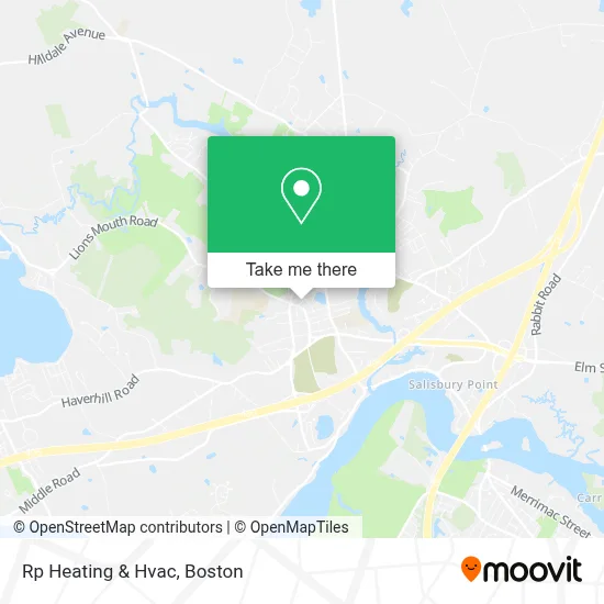 Rp Heating & Hvac map