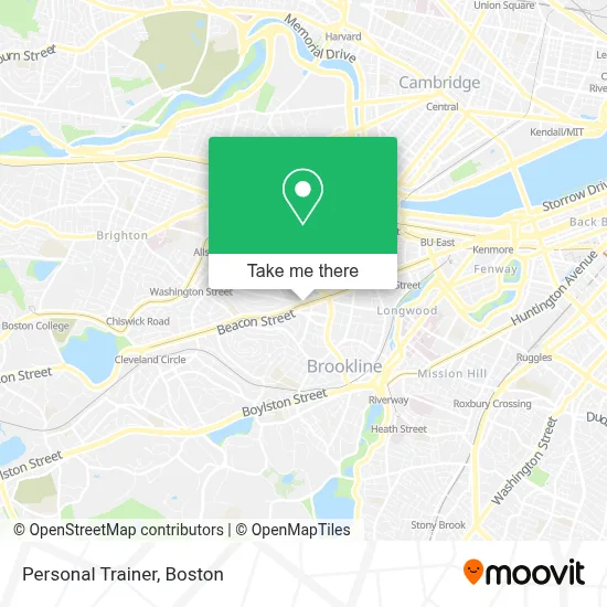 Personal Trainer map