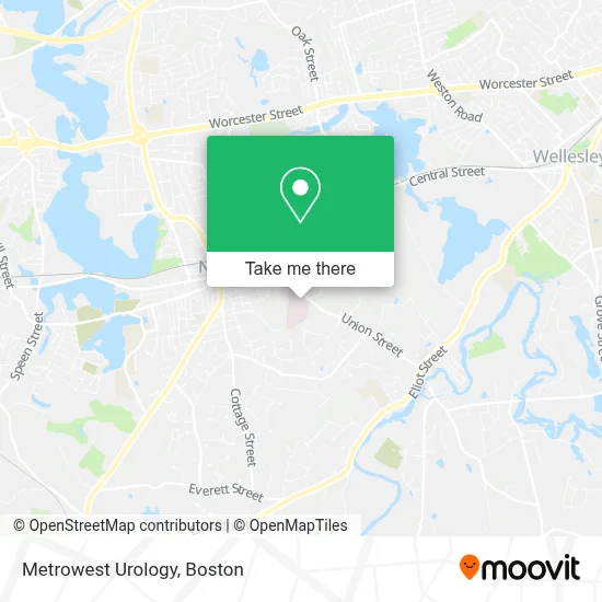 Metrowest Urology map