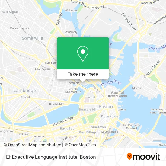 Ef Executive Language Institute map