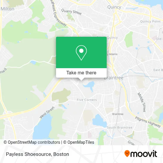 Payless Shoesource map