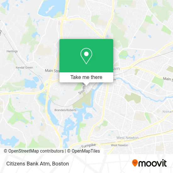 Citizens Bank Atm map