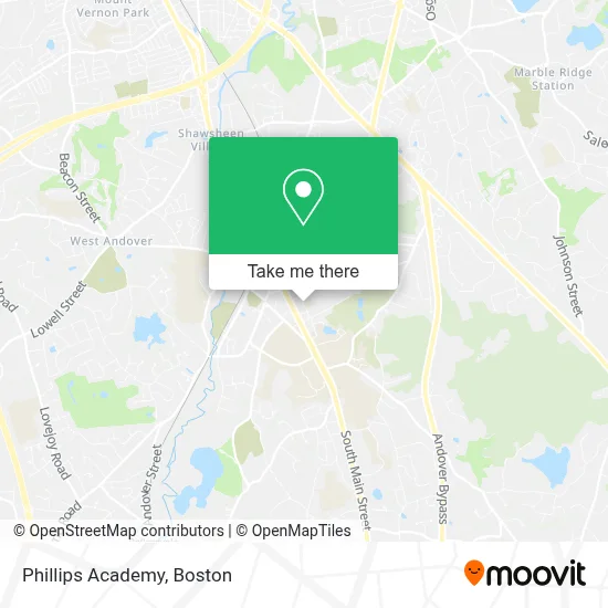 Phillips Academy map