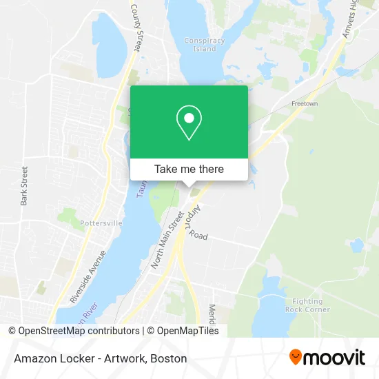 Amazon Locker - Artwork map