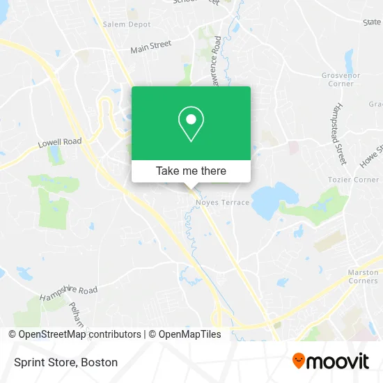 Sprint Store map