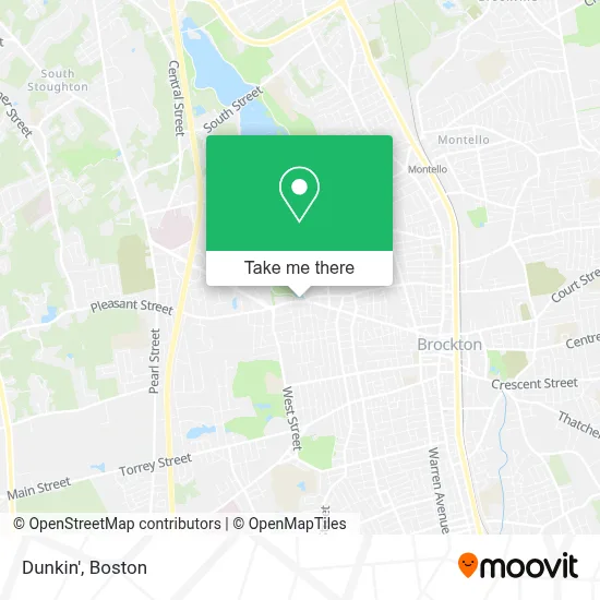 Dunkin' map