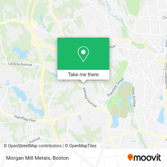 Morgan Mill Metals map