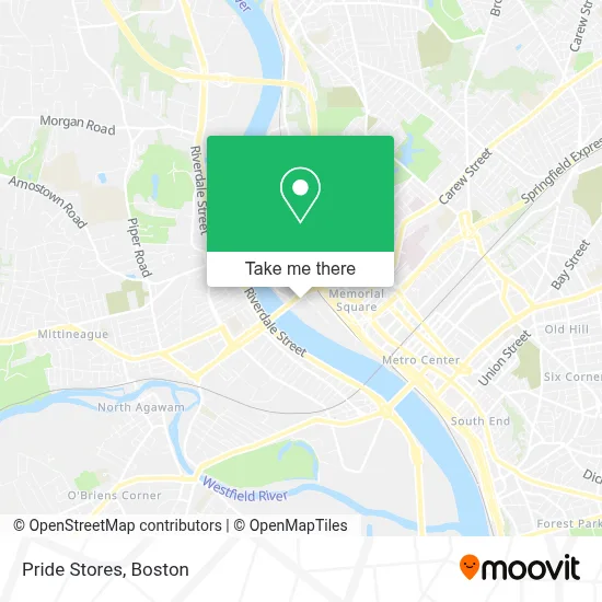 Pride Stores map