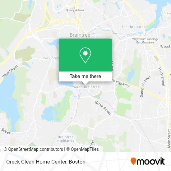 Oreck Clean Home Center map