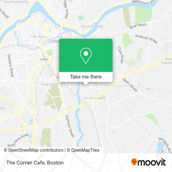 The Corner Cafe map