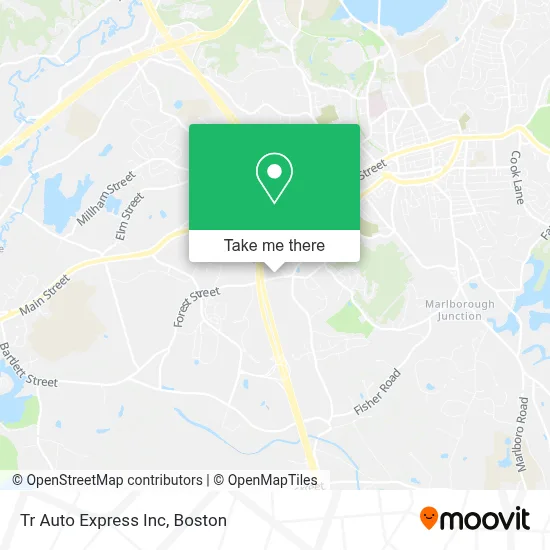 Tr Auto Express Inc map