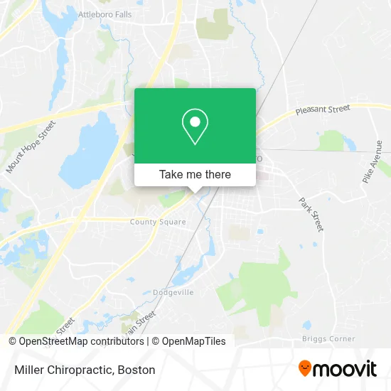 Miller Chiropractic map