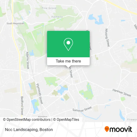 Ncc Landscaping map