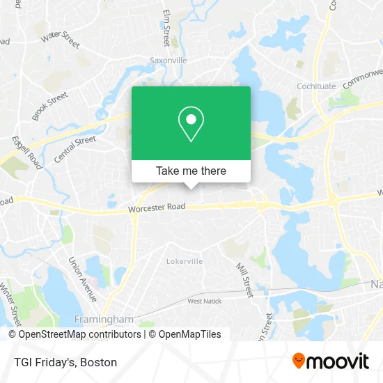 Tgi Friday's map