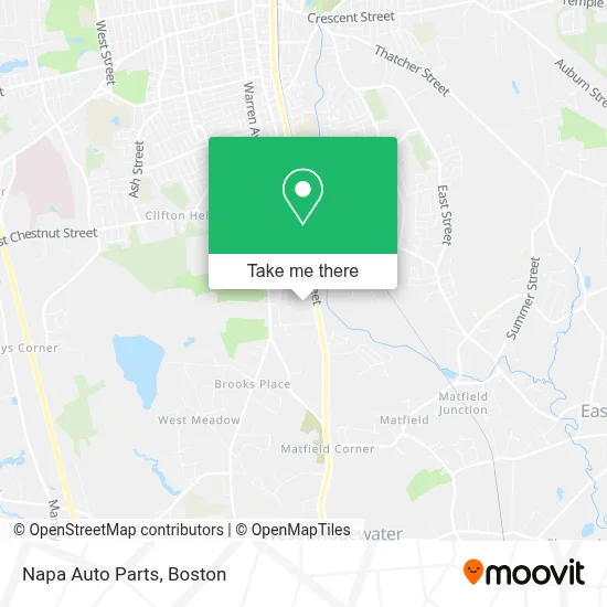 Napa Auto Parts map