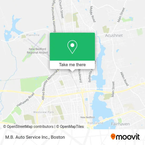 M.B. Auto Service Inc. map