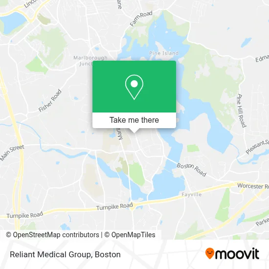 Reliant Medical Group map