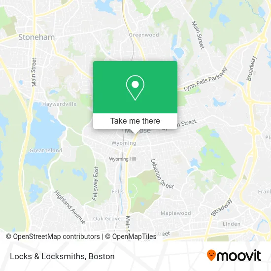 Locks & Locksmiths map