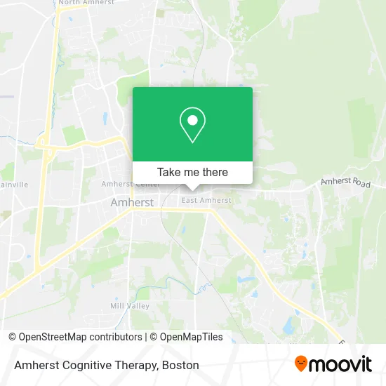 Amherst Cognitive Therapy map