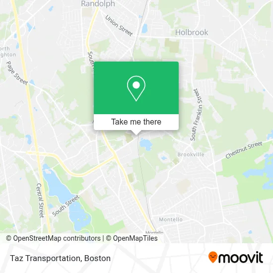 Taz Transportation map