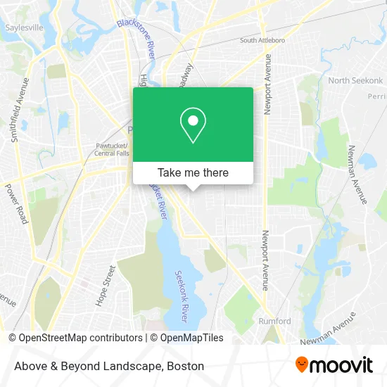 Above & Beyond Landscape map