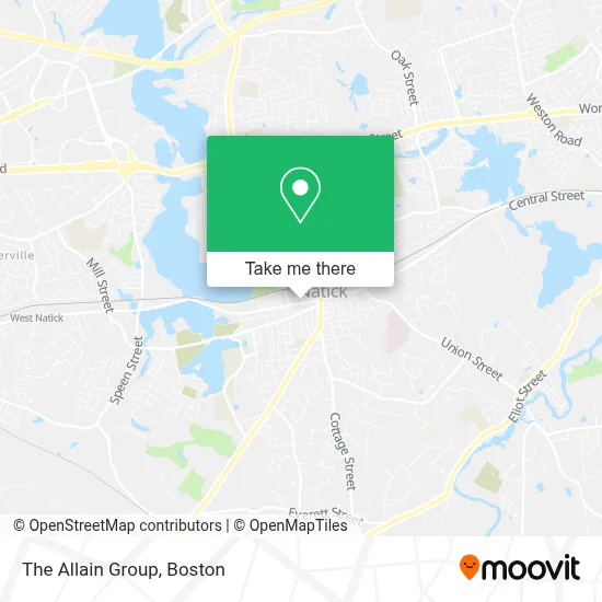 The Allain Group map