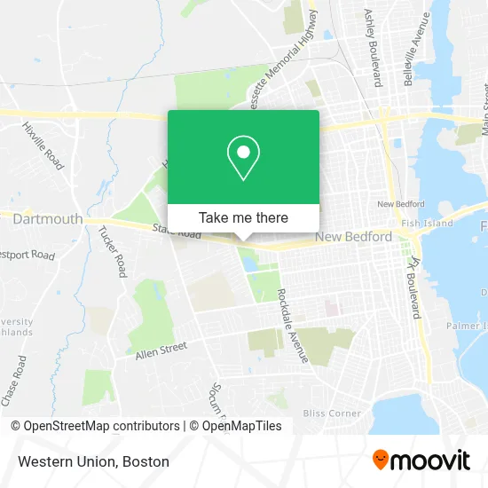 Western Union map
