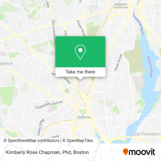 Kimberly Rose Chapman, Phd map