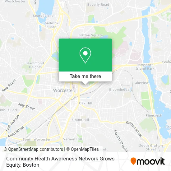 Community Health Awareness Network Grows Equity map