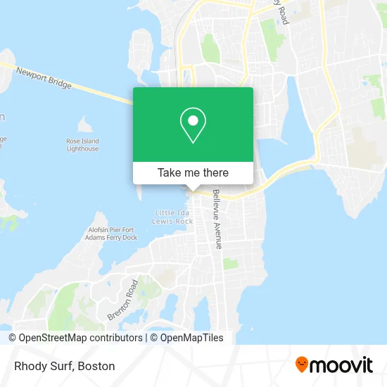 Rhody Surf map