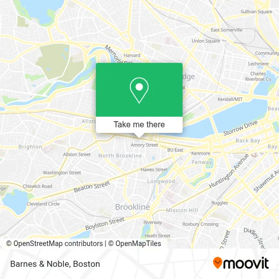 Barnes & Noble map